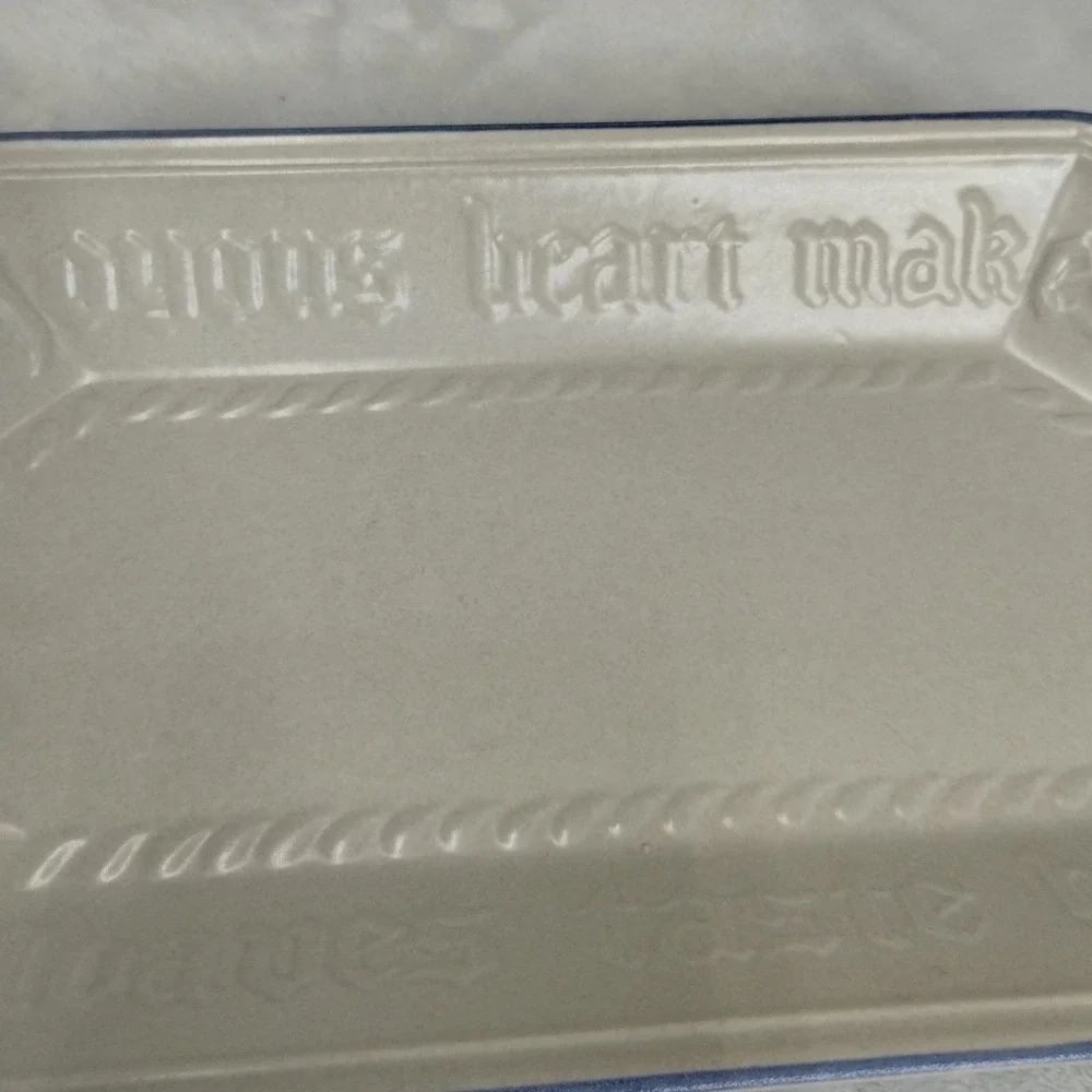 Pfaltzgraff Stoneware Tray A‎ Joyous Heart Makes Home Taste Better USA